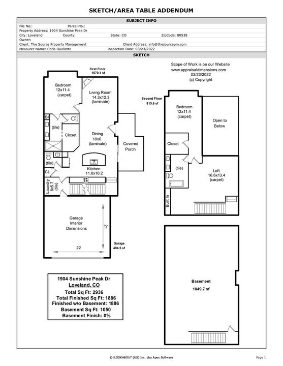 1904 Sunshine Peak Dr in Loveland, CO - Building Photo