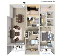 Meridian 1164 sq. ft. - Summitt Ridge Apartamentos in Denver, Colorado