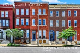 1624 McCulloh St in Baltimore, MD - Building Photo