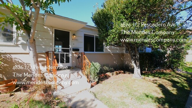 property at 4826 1/2 Pescadero Ave