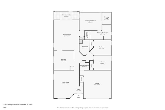 13223 Evening Sunset Ln in Riverview, FL - Foto de edificio - Building Photo