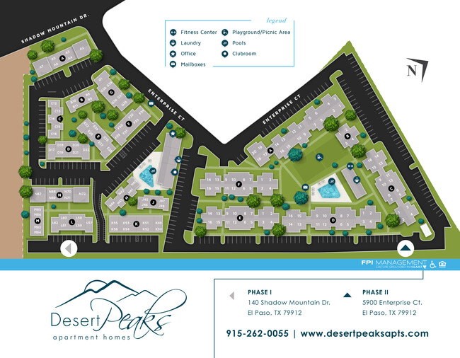 DESERT PEAKS in El Paso, TX - Building Photo - Building Photo