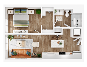 ANOVA Aggie Square in Sacramento, CA - Building Photo - Floor Plan