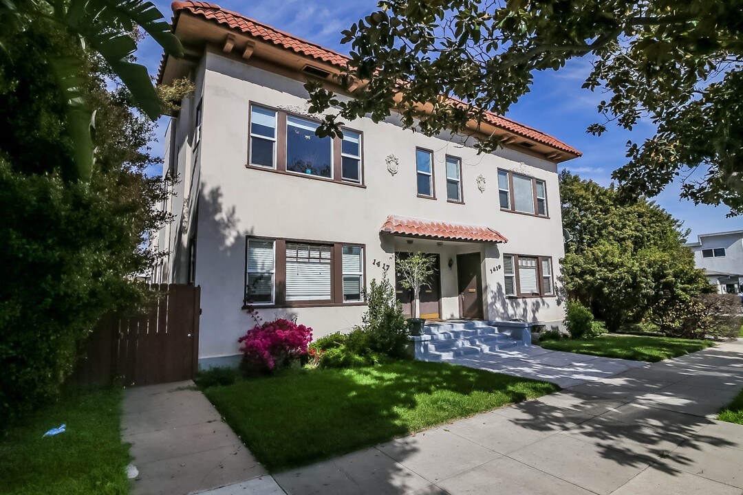 1417-1419 10th St in Santa Monica, CA - Foto de edificio