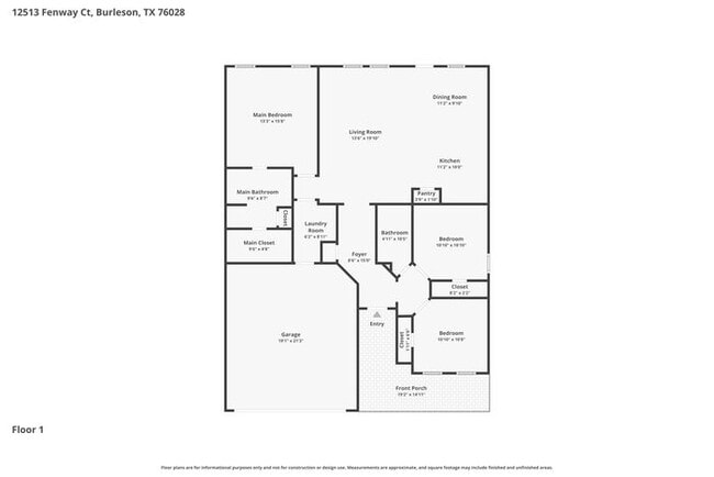 12513 Fenway Ct in Burleson, TX - Foto de edificio - Building Photo