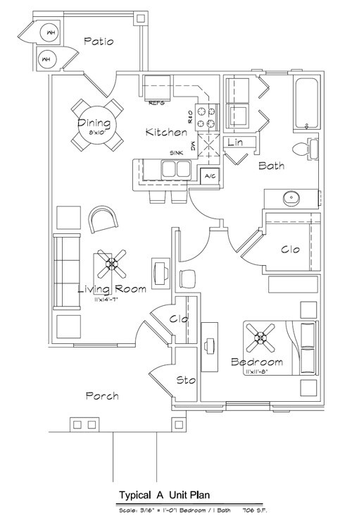 Cole Creek Apartments in Crockett, TX - Building Photo - Floor Plan