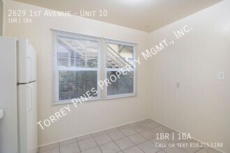 2629 First Ave. in San Diego, CA - Foto de edificio - Building Photo