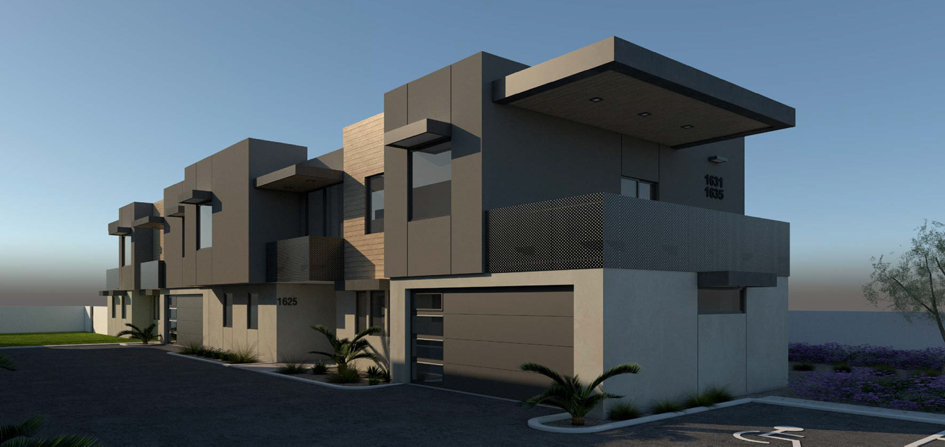 Lamar Townhomes in Phoenix, AZ - Building Photo