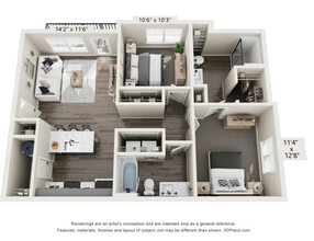 Oxford Park in Westerville, OH - Foto de edificio - Floor Plan