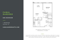 Canal Gardens in Indianapolis, IN - Building Photo - Floor Plan