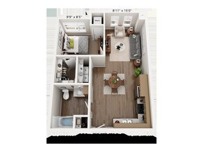 The Oaks on Maria in Stevens Point, WI - Foto de edificio - Floor Plan