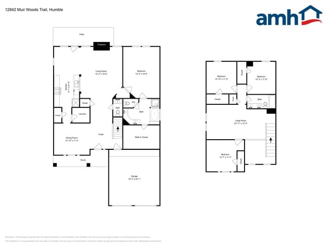 12842 Muir Woods Trail in Humble, TX - Foto de edificio - Building Photo