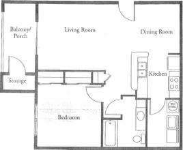 The Enclave Apartments in Columbus, IN - Foto de edificio - Floor Plan