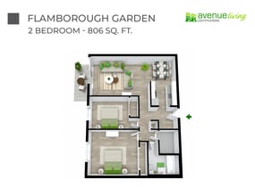 Flamborough Garden in Lethbridge, AB - Building Photo - Floor Plan