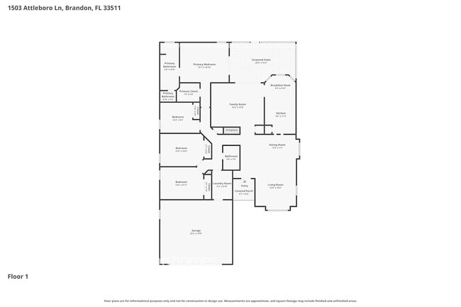 1503 Attleboro Ln in Brandon, FL - Foto de edificio - Building Photo