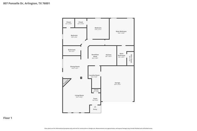 807 Ponselle Dr in Arlington, TX - Building Photo - Building Photo