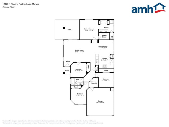 12427 N Floating Feather Ln in Marana, AZ - Foto de edificio - Building Photo
