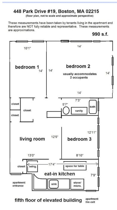 448 Park Dr, Unit 19 in Boston, MA - Foto de edificio - Building Photo