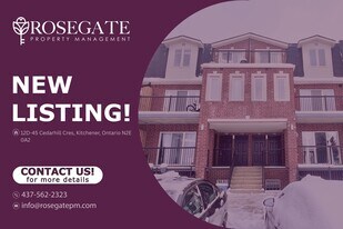 45 Cedarhill Crescent in Kitchener, ON - Building Photo