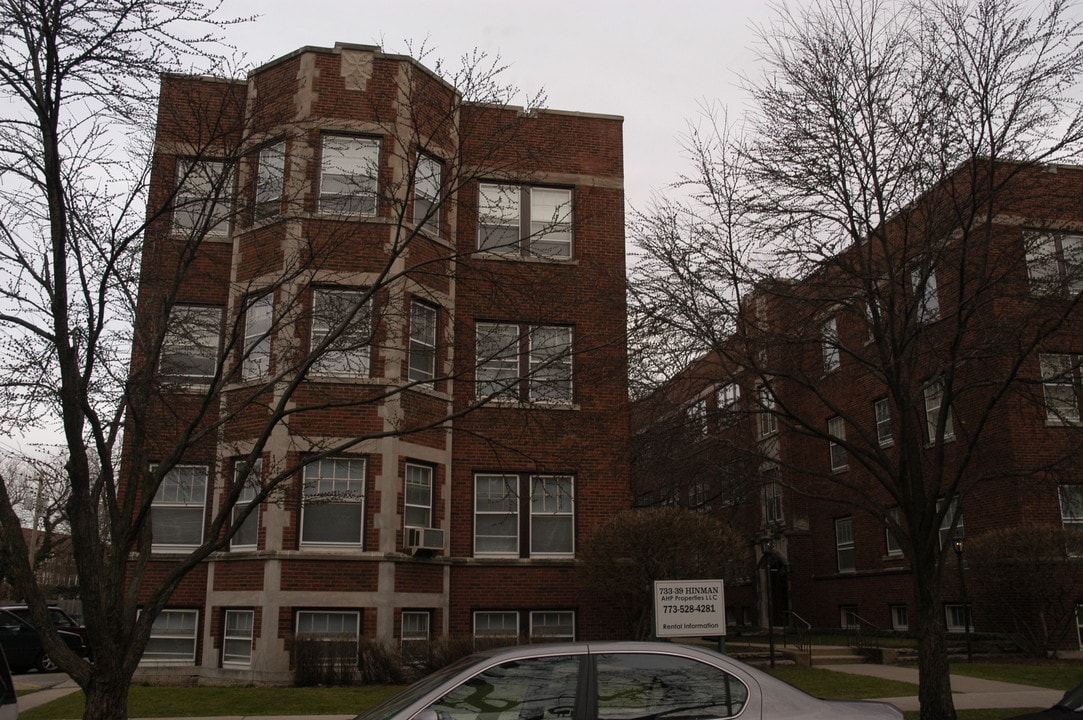 733 Hinman Ave in Evanston, IL - Building Photo