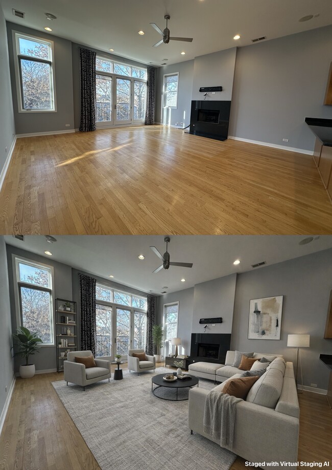 1071 N Hermitage Ave, Unit #3 in Chicago, IL - Building Photo - Building Photo