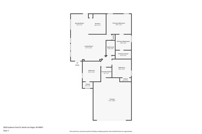 5633 N Lookout Crest St in North Las Vegas, NV - Foto de edificio - Building Photo