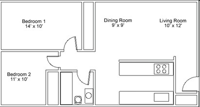 Revere House in Batavia, IL - Foto de edificio - Floor Plan