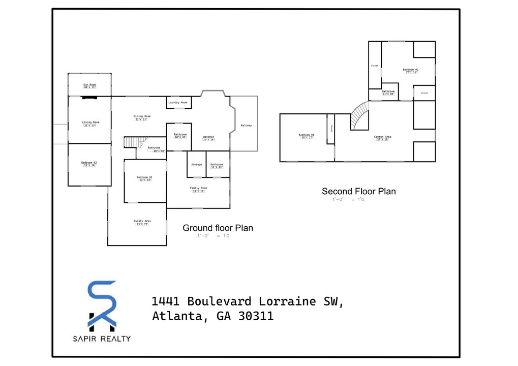1441 Blvd Lorraine SW in Atlanta, GA - Foto de edificio
