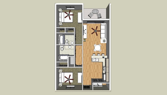 1800 vics way, Unit Grand Oaks Apartments