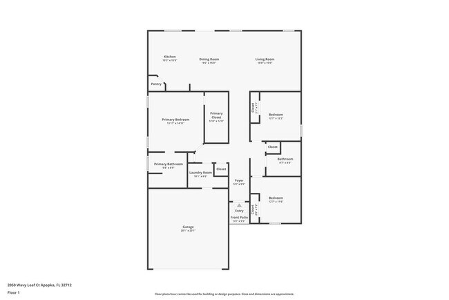 2050 Wavy Leaf Ct in Apopka, FL - Foto de edificio - Building Photo