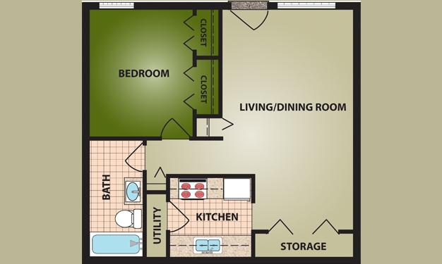 Sunnyview Square Apartments in Delaware, OH - Building Photo - Floor Plan