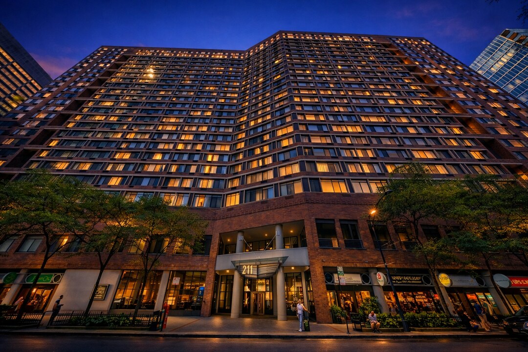 211 E Ohio St, Unit T01 in Chicago, IL - Foto de edificio