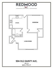 906 Dainty Avenue in Brentwood, CA - Foto de edificio - Floor Plan