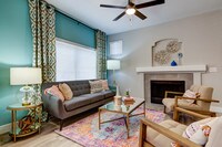 Living Room - The Met at 3rd and Fillmore Apartments in Phoenix, Arizona