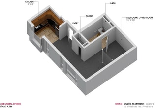 238 Linden in Ithaca, NY - Foto de edificio - Floor Plan