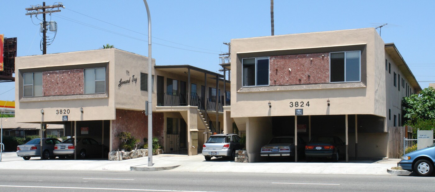 3820-3824 Overland Ave in Culver City, CA - Foto de edificio