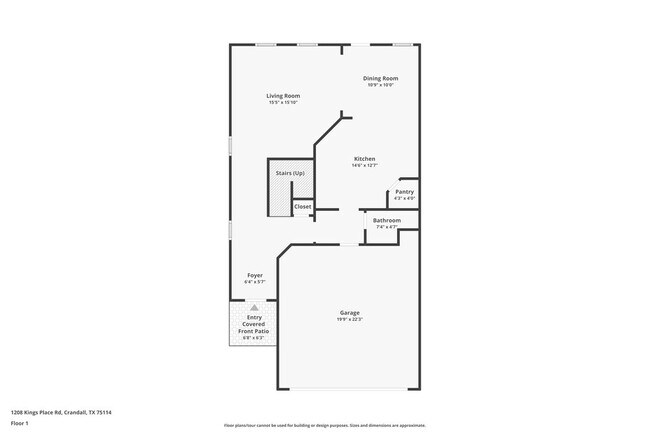 1208 Kings Pl in Crandall, TX - Foto de edificio - Building Photo