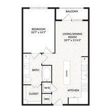 Aura Main Street in Lewisville, TX - Foto de edificio - Floor Plan