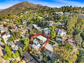 Hollywood Hills, tree lined street, perfect Mid-Century Modern homes in Los Angeles, CA - Building Photo - Building Photo
