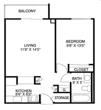 Hazelcrest Place Apartments & Townhomes in Hazel Park, MI - Building Photo - Floor Plan