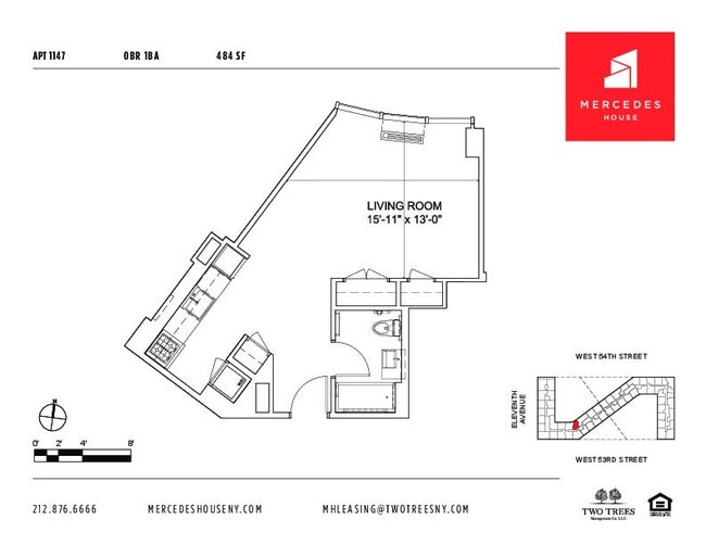 property at 550 W 54th St