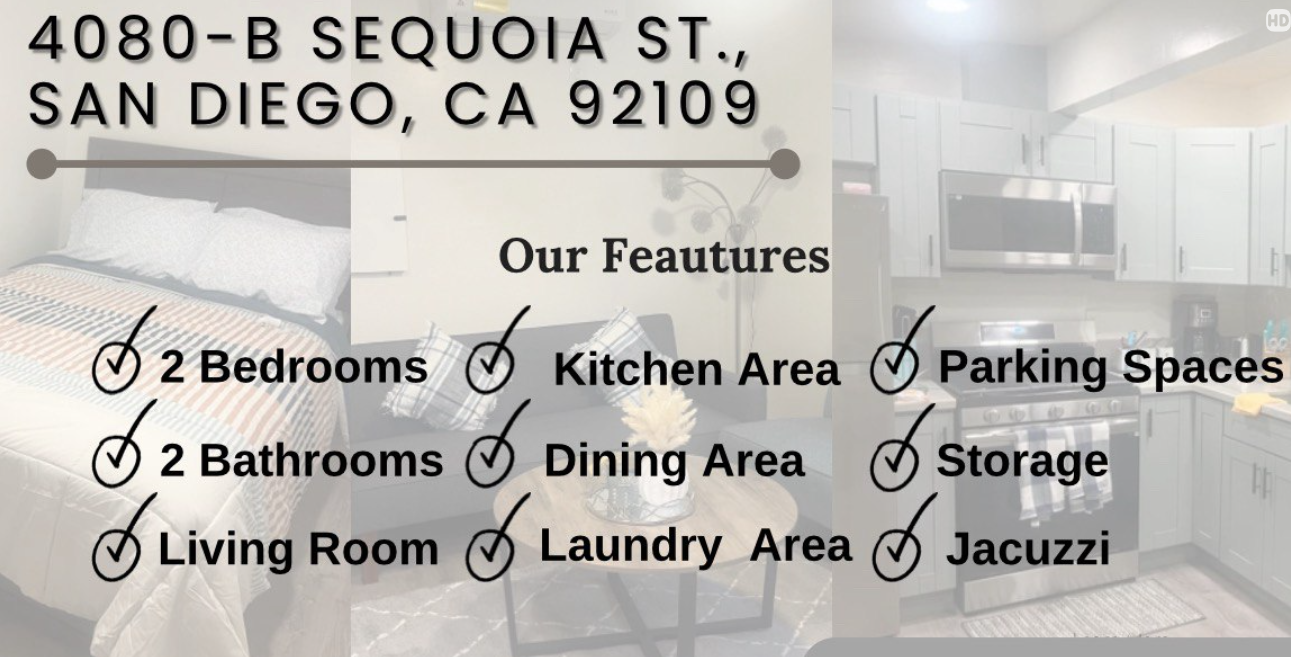 4080 Sequoia St in San Diego, CA - Foto de edificio
