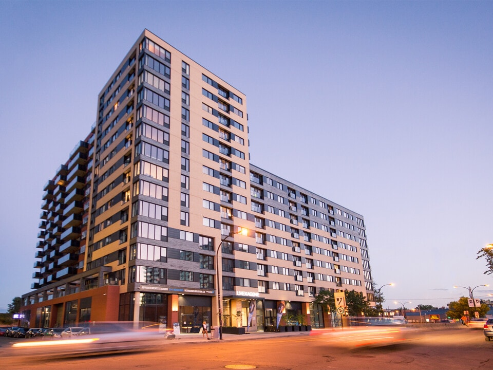 L'Hexagone Appartements in Montréal, QC - Building Photo