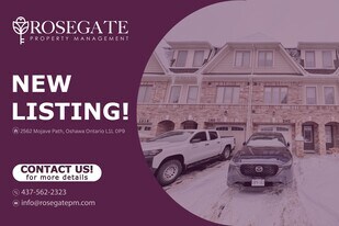 Massive 5-Bedroom + Den Townhouse with Garage & Deck in Oshawa in Oshawa, ON - Building Photo