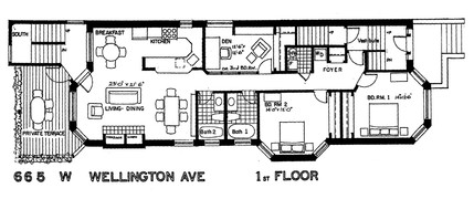 665 W Wellington Ave in Chicago, IL - Building Photo - Floor Plan