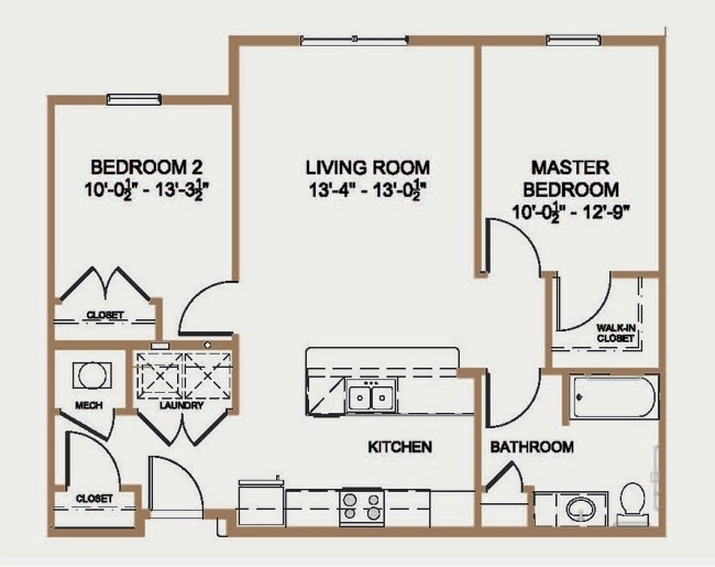 Line Lofts in Indianapolis, IN - Foto de edificio - Floor Plan