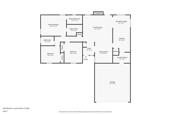 3834 Olympic Ln in Jacksonville, FL - Foto de edificio - Building Photo