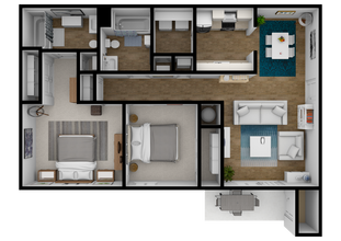 Park Place at Foley in Foley, AL - Foto de edificio - Floor Plan