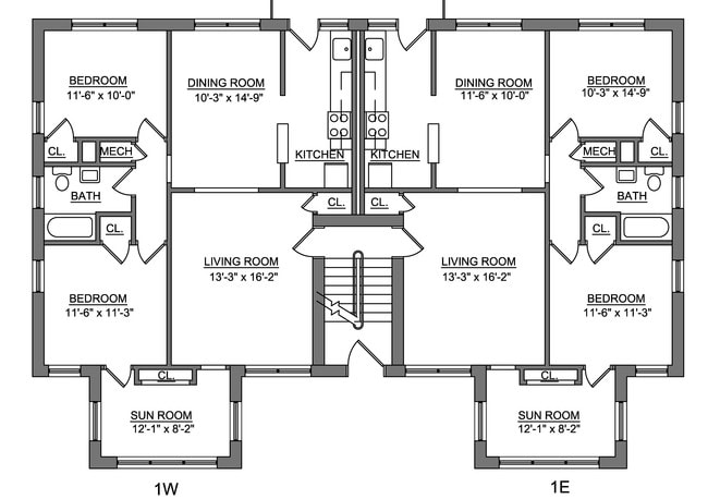 6317 Cates Ave in St. Louis, MO - Foto de edificio - Floor Plan