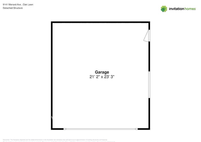 property at 9141 Menard Ave